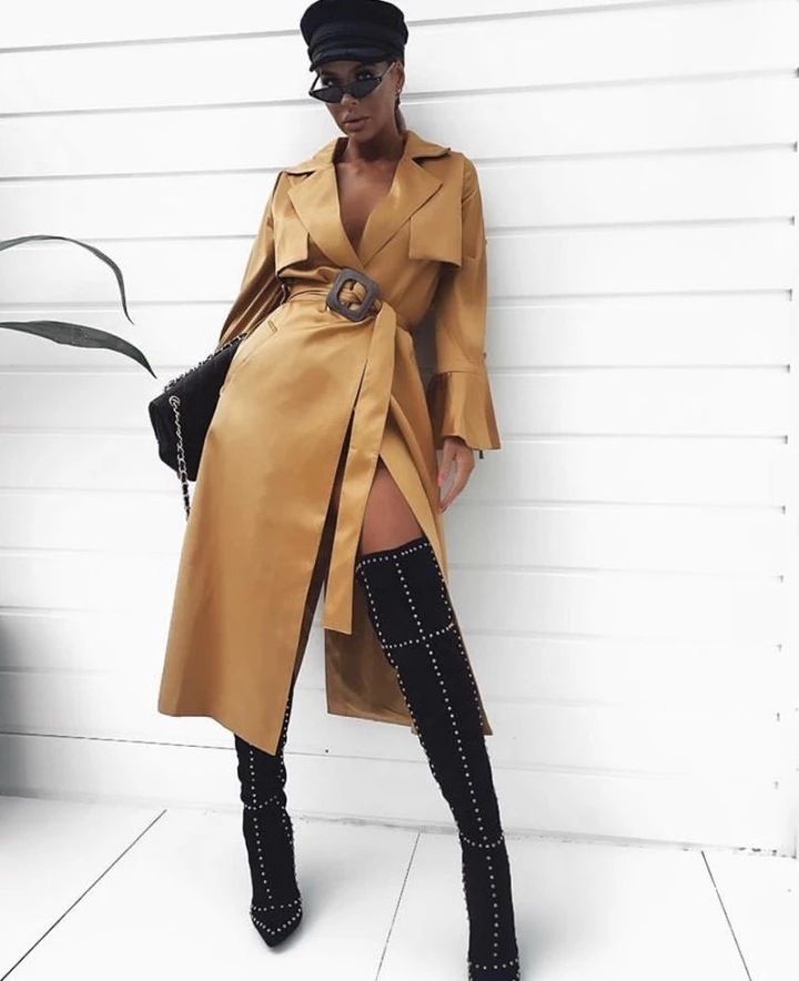 Women Dress Flare Sleeve Bandage Split Vintage Sexy es Long Plus Size Yellow Summer Clothes 210513