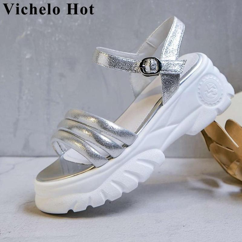 European Design Buckle Strap Natural Leather Peep Round Toe Med Bottom Thick Platform Big Size Gladiator Shoes Casual L9f4 Sandals, Black
European Design Buckle Strap Natural Leather Peep Round Toe Med Bottom Thick Platform Big Size Gladiator Shoes Casual L9f4 Sandals, Black