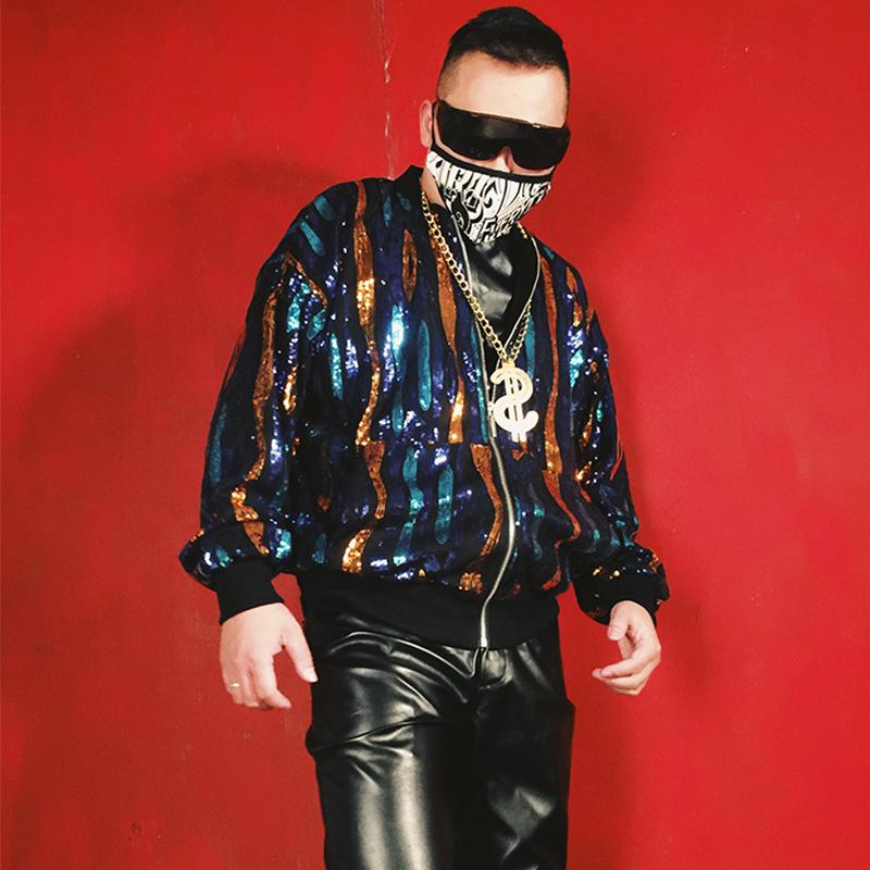 Men' Suits & Blazers Fashion Rainbow Sequined Baseball Coat Hairdresser Nightclub Bar Singer DJDS Costume -6XL! The Dress Of A Plus-size, Black
Men' Suits & Blazers Fashion Rainbow Sequined Baseball Coat Hairdresser Nightclub Bar Singer DJDS Costume -6XL! The Dress Of A Plus-size, Black