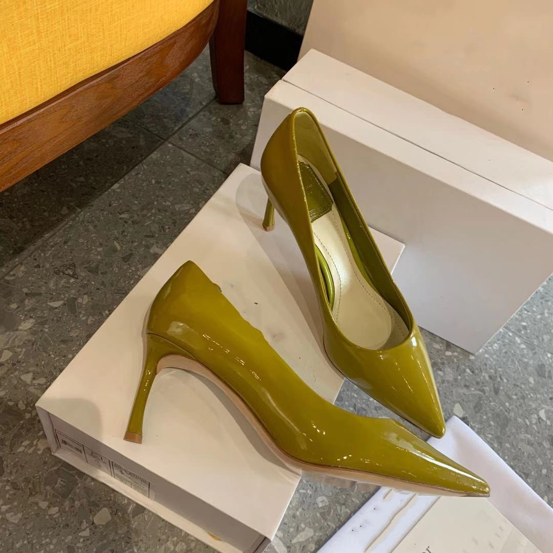 2021 Fashion Dress Leather Shoes Ladies High Heels Exquisite and Comfortable Bandage Female Pointed Sandals Heel height 8.5cm 35-42 0624, 08
2021 Fashion Dress Leather Shoes Ladies High Heels Exquisite and Comfortable Bandage Female Pointed Sandals Heel height 8.5cm 35-42 0624, 08