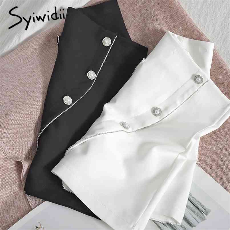Irregular High Waist White Mini Skirts Women Breasted Back Zipper A-Line Spring Summer Clothes Korean Fashion 210607
Irregular High Waist White Mini Skirts Women Breasted Back Zipper A-Line Spring Summer Clothes Korean Fashion 210607
