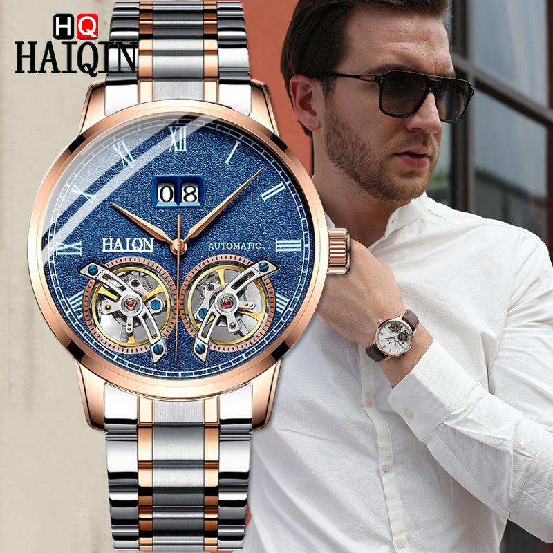 Wristwatches Men's Watches Watch Men 2021 Luxury Waterproof Fashion Sports / Automatic Military Mechanical HAIQIN, Slivery;brown
Wristwatches Men's Watches Watch Men 2021 Luxury Waterproof Fashion Sports / Automatic Military Mechanical HAIQIN, Slivery;brown