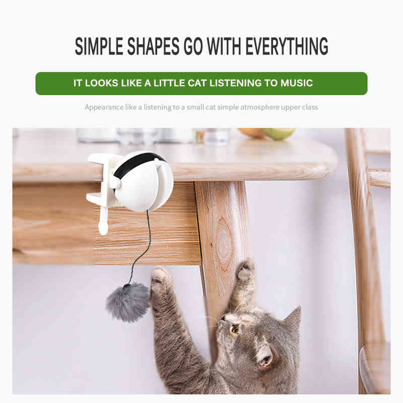 Funny Electric Cat Toy Ball Interactive Puzzle Smart Pet Cat Ball Teaser Toys Pet Supply Lifting Balls Pet Cat Toys Supplies