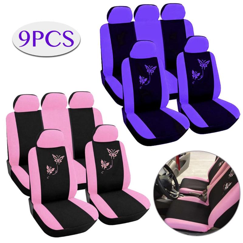 Car Seat Covers Universial For 5 Automobile Cover Protector Soft Fabric Embroidery 3D Butterfly Pattern Auto Cars SUV
Car Seat Covers Universial For 5 Automobile Cover Protector Soft Fabric Embroidery 3D Butterfly Pattern Auto Cars SUV
