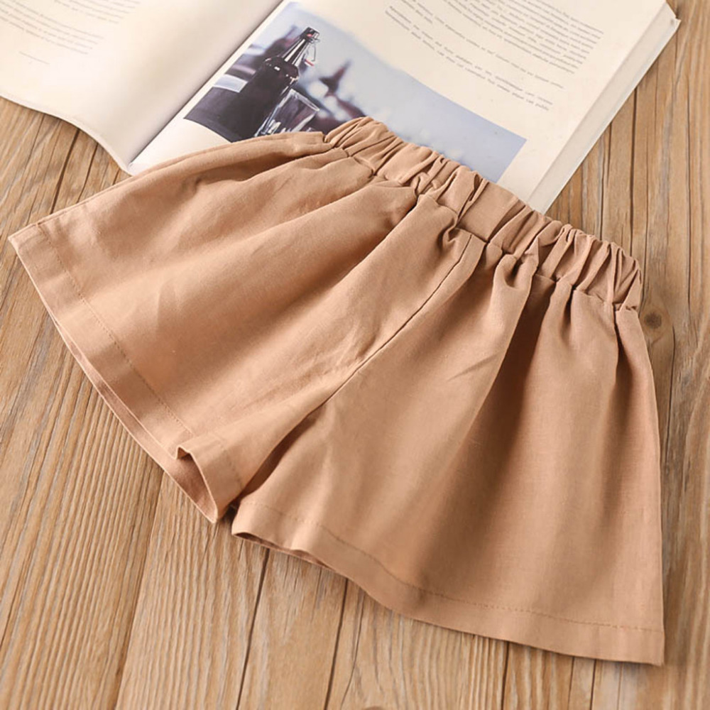 Girls Set Summer Style Children's Clothes Outfits Striped Tops + Button Skirt Pants 2Pcs Kid Sets 210515