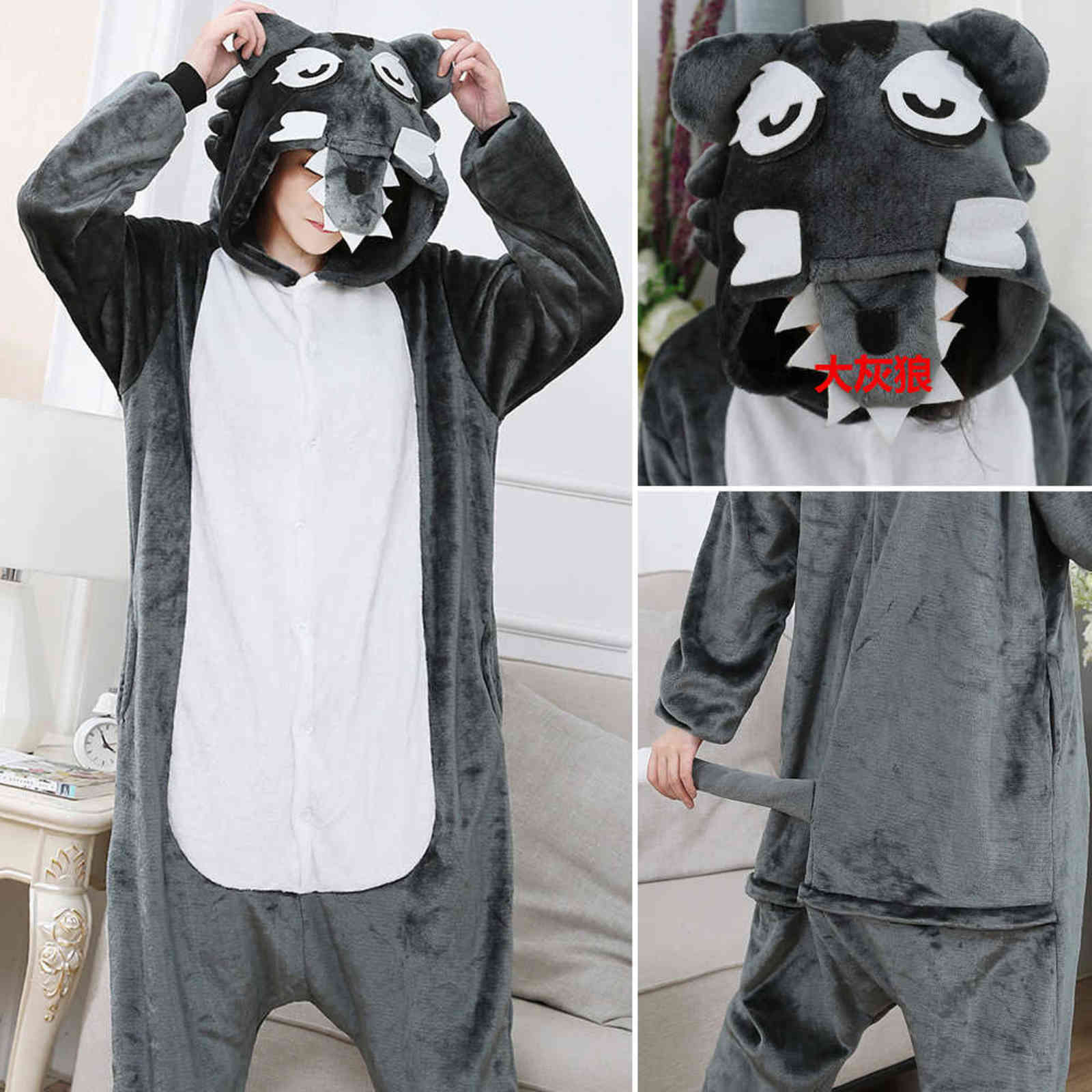 Children Panda Pajamas Winter Sleepwear Boys Onesies Girls Sets Stitch Unicorn Animal Kids Pyjama Pijama 211130