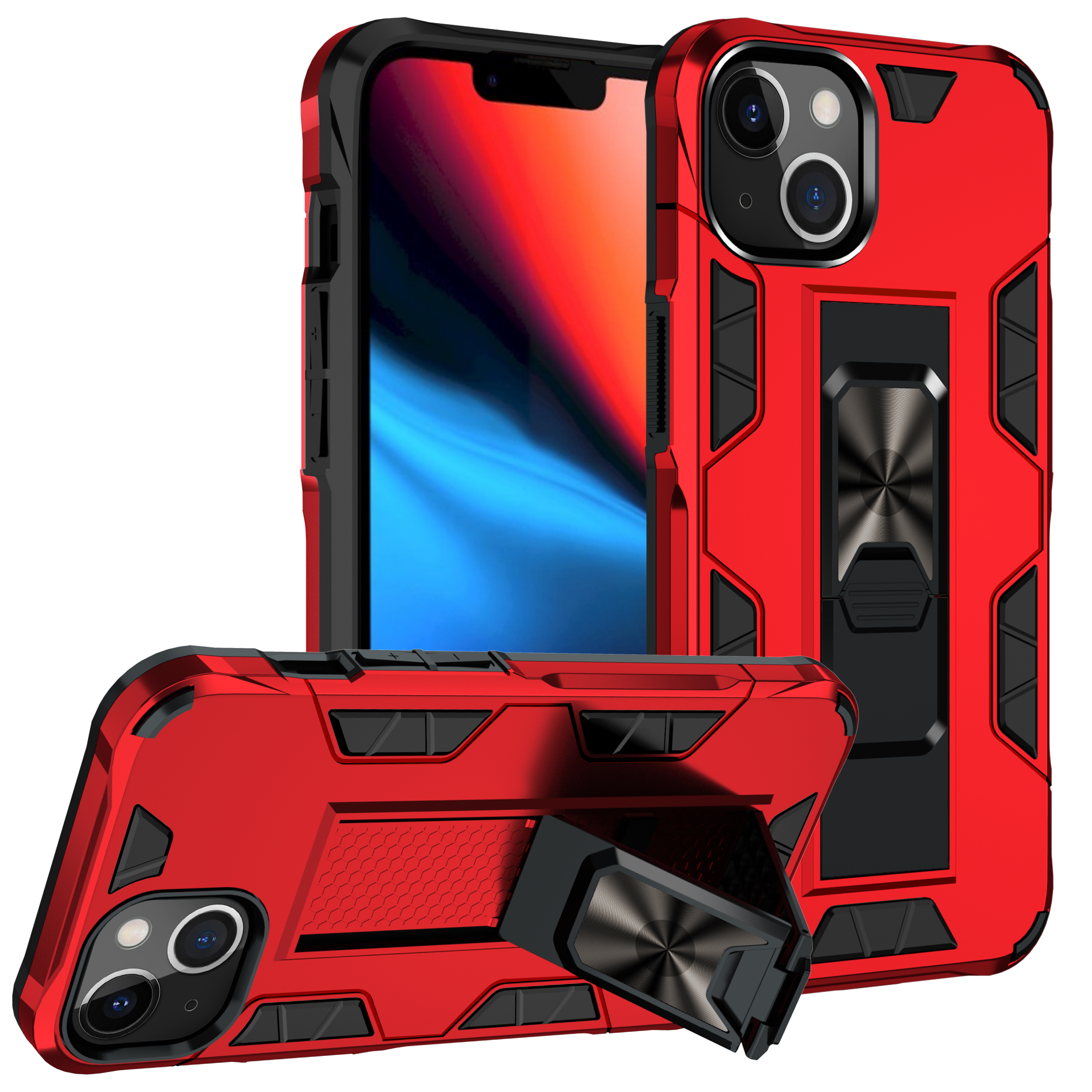 Shockproof Phone Cases For iphone 13 Pro Max 12 Mini 11 Xs Xr X 7 8 Plus 6 6s Samsung Galaxy S22 Ultra S21 FE Armor Stand Holder Protective Shell, Black
Shockproof Phone Cases For iphone 13 Pro Max 12 Mini 11 Xs Xr X 7 8 Plus 6 6s Samsung Galaxy S22 Ultra S21 FE Armor Stand Holder Protective Shell, Black