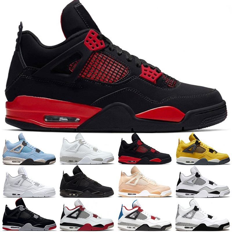 Men Basketball Shoes 4 Black Cat 4s Red Thunder Lightning White Cement Oreo University Blue Pure Money Bred Military Mens Trainers Athletic Sports Sneakers Size 7-13, #13 black cat
Men Basketball Shoes 4 Black Cat 4s Red Thunder Lightning White Cement Oreo University Blue Pure Money Bred Military Mens Trainers Athletic Sports Sneakers Size 7-13, #13 black cat