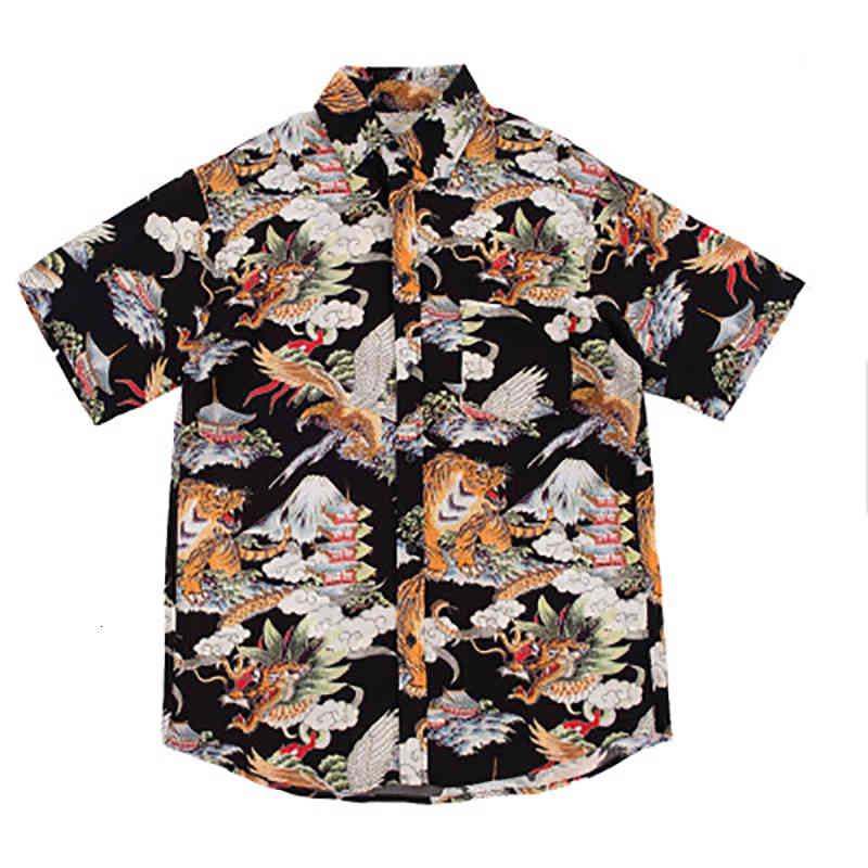 Men's Casual Shirts Camisa havaiana masculina de manga curta, camisa hip hop streetwear estilo retrô, estampa dragão tigre, harajuku, verão, praia, tops XEYZ, 1# shoe box
Men's Casual Shirts Camisa havaiana masculina de manga curta, camisa hip hop streetwear estilo retrô, estampa dragão tigre, harajuku, verão, praia, tops XEYZ, 1# shoe box
