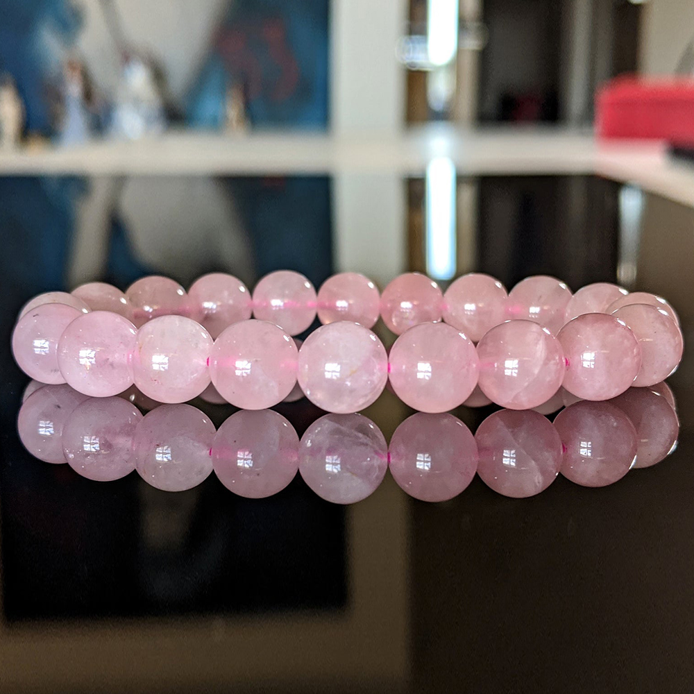 MG1161 Natural 10 mm MADAGASCAR Rose Quartz Bead Bracelet For Men or Women High Quality Natural Crystal Bracelet, Black
MG1161 Natural 10 mm MADAGASCAR Rose Quartz Bead Bracelet For Men or Women High Quality Natural Crystal Bracelet, Black