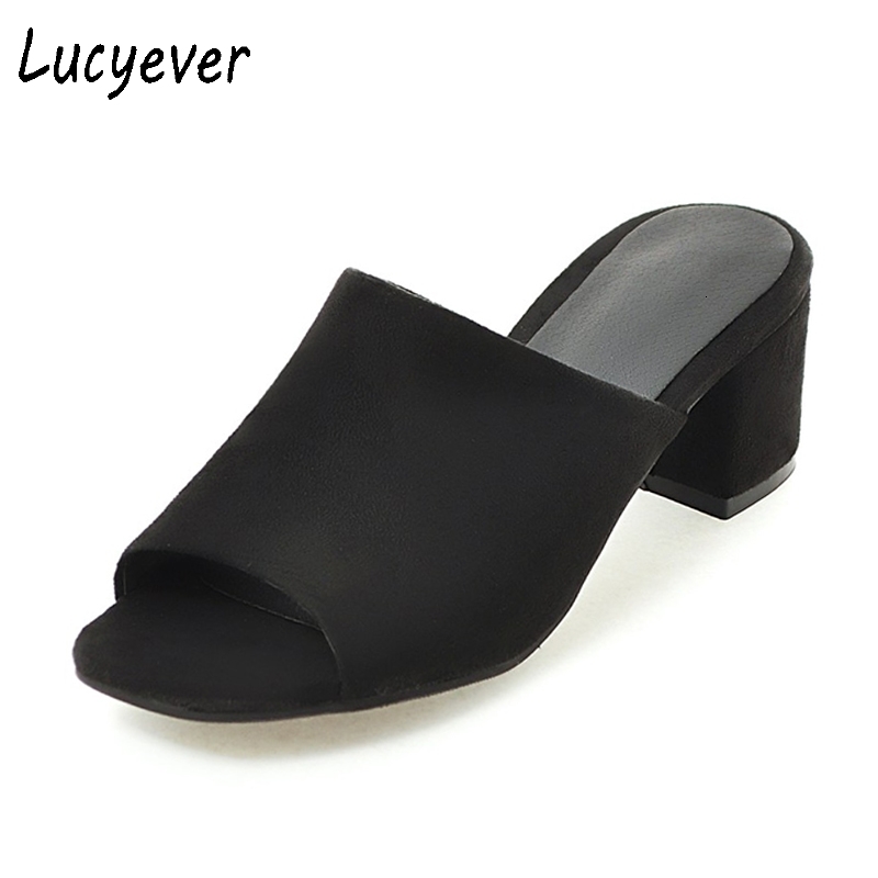 Slippers Lucyever Summer Casual Soft Leather High Heels Concise Flock Solid Shoes Woman Open Toe Flip Flops Plus Size 34-43 IFNO, Black
Slippers Lucyever Summer Casual Soft Leather High Heels Concise Flock Solid Shoes Woman Open Toe Flip Flops Plus Size 34-43 IFNO, Black