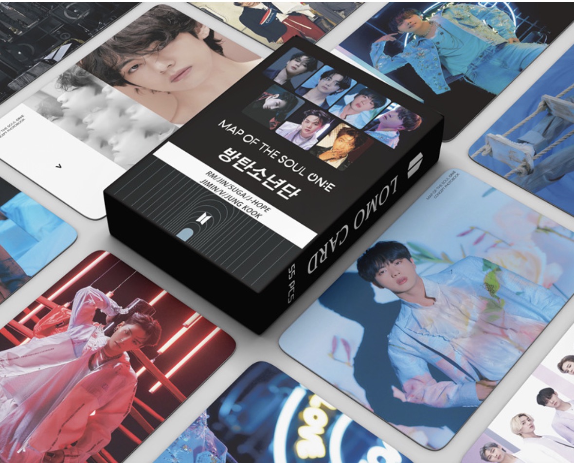 10boxes/lot bts/mamamoo/ateez/astro lomo card