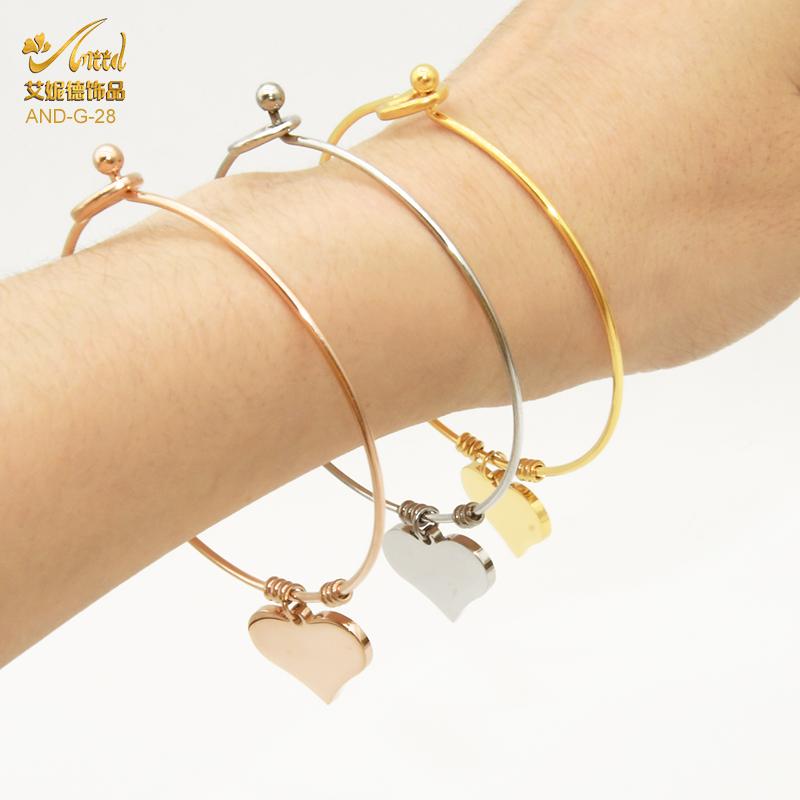 Bangle ANIID Fashion Stainless Steel Heart Bracelets For Women Coff Bangles Charm Jewelry Gold Designer Female Wholesale Party Gifts
Bangle ANIID Fashion Stainless Steel Heart Bracelets For Women Coff Bangles Charm Jewelry Gold Designer Female Wholesale Party Gifts