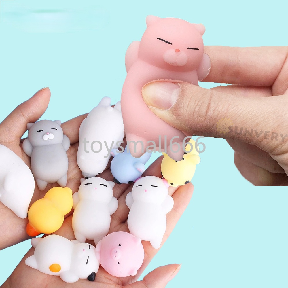 

Fidget toys Mochi Squishy pack kawaii toy Cat Anti-stress Squeeze Kids cute squishies jumbo Girls Fun Toy Daughter toys