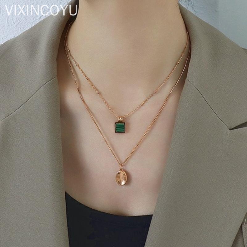 Pendant Necklaces European And American Fashion Retro Round Geometric Necklace Trend 2021 Oval Clavicle Chain Titanium Steel Jewelry Gifts, Silver
Pendant Necklaces European And American Fashion Retro Round Geometric Necklace Trend 2021 Oval Clavicle Chain Titanium Steel Jewelry Gifts, Silver