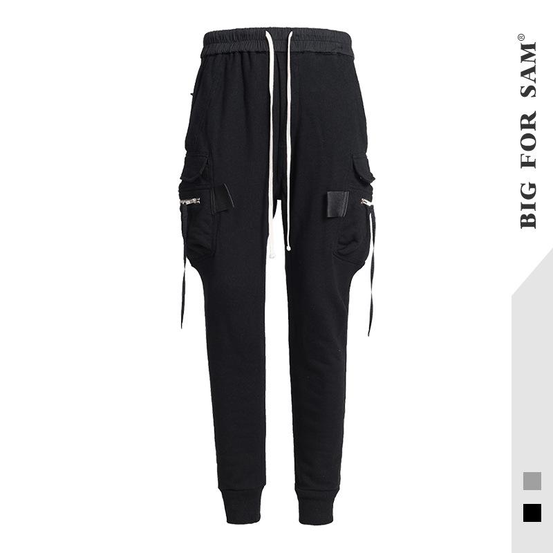 Men's Pants Summer Casual Tide Brand Elastic Waist Fashion Beam Trousers Cotton Multi-bag Wei Men, Gray
Men's Pants Summer Casual Tide Brand Elastic Waist Fashion Beam Trousers Cotton Multi-bag Wei Men, Gray