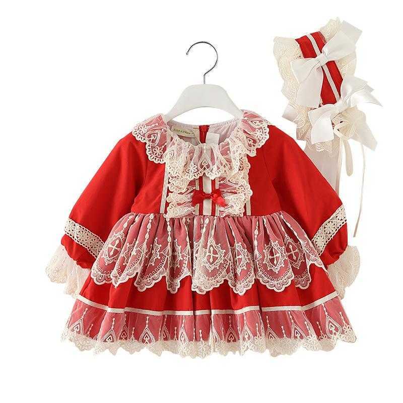 Toddler Girl Lolita Princess Dresses Children Red Spanish Frock Autumn Baby Girls Christmas Dress up Infant Year Vestidos 210615
Toddler Girl Lolita Princess Dresses Children Red Spanish Frock Autumn Baby Girls Christmas Dress up Infant Year Vestidos 210615