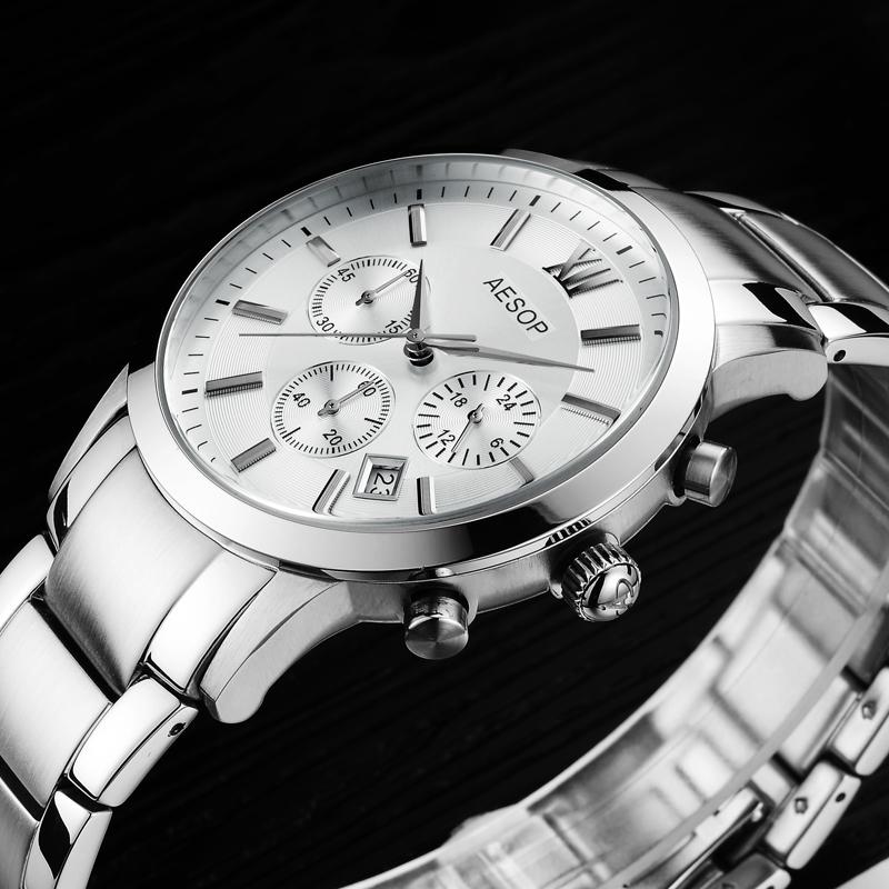 Wristwatches Aesop Retro Business Men's Watches Mechanical Stainless Steel Waterproof Watch Men Sapphire Automatic Relogio Masculino
Wristwatches Aesop Retro Business Men's Watches Mechanical Stainless Steel Waterproof Watch Men Sapphire Automatic Relogio Masculino