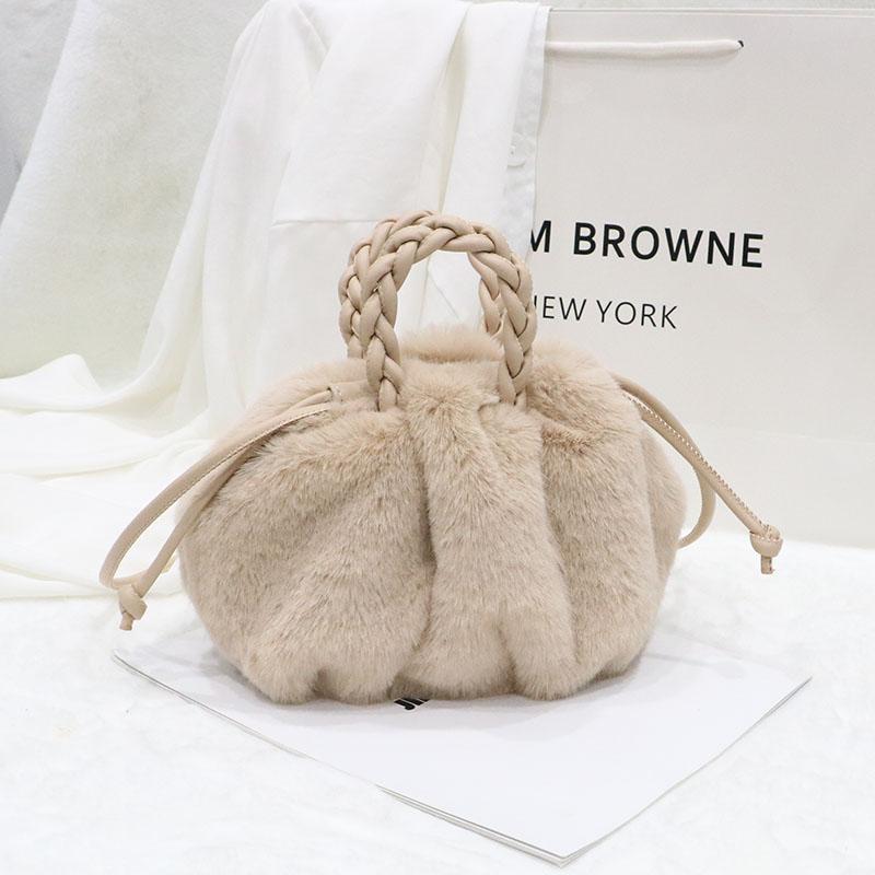 Waist Bags Portable Maomao Bag Purse Female Winter Fold Clouds Advanced Sense Of Plush And Single Shoulder His Parcel, Khaki
Waist Bags Portable Maomao Bag Purse Female Winter Fold Clouds Advanced Sense Of Plush And Single Shoulder His Parcel, Khaki