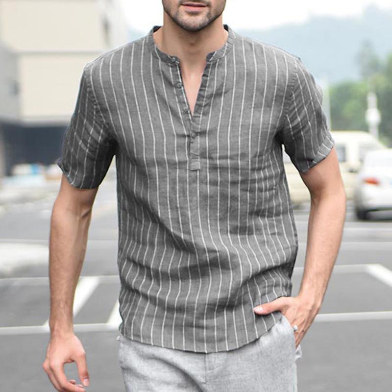 Stripe Mens Casual Shirt 2021 Summer Cotton Harajuku Streetwear Short Sleeve Chemise Fashion Breathable Brand Shirts Camisa Men, Black
Stripe Mens Casual Shirt 2021 Summer Cotton Harajuku Streetwear Short Sleeve Chemise Fashion Breathable Brand Shirts Camisa Men, Black