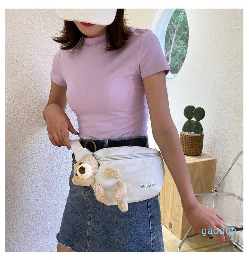 Designer-Waist Bags Women Cartoon Bear Bag Chest Shoulder Simple Crossbody For School Girls Casual Canvas, Black
Designer-Waist Bags Women Cartoon Bear Bag Chest Shoulder Simple Crossbody For School Girls Casual Canvas, Black