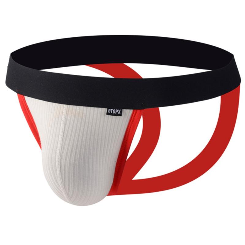 Men Underwear Jock Strap Athletic Sports Jockstraps Underpants Thong Breathable Jockstr