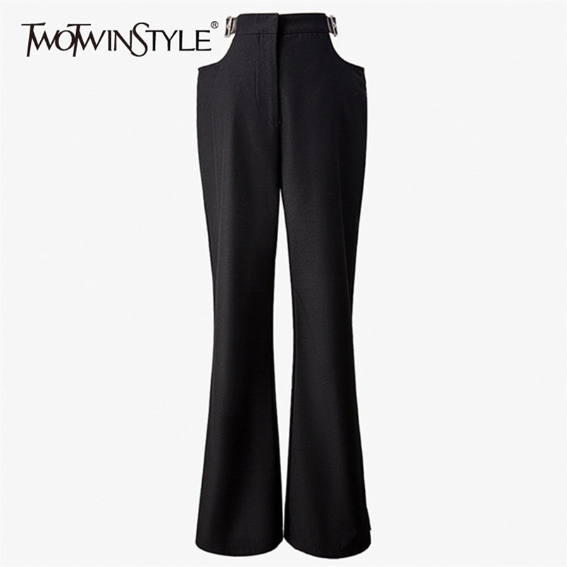 Black Hollow Out Patchwork Trousers For Women High Waist Casual Straight Pants Female Spring Fashion Clothing 210521
Black Hollow Out Patchwork Trousers For Women High Waist Casual Straight Pants Female Spring Fashion Clothing 210521