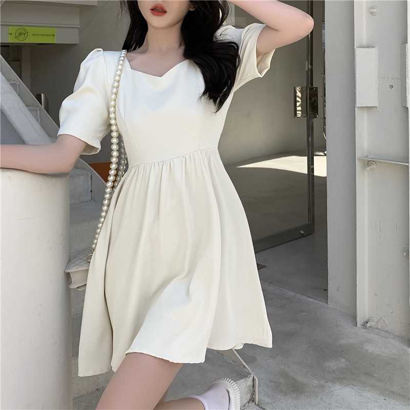 Sexy Sweet Backless Bow Mini Dress Summer Korean Casual Vintage Girl Puff Sleeve Slim Solid Party 210526, White
Sexy Sweet Backless Bow Mini Dress Summer Korean Casual Vintage Girl Puff Sleeve Slim Solid Party 210526, White
