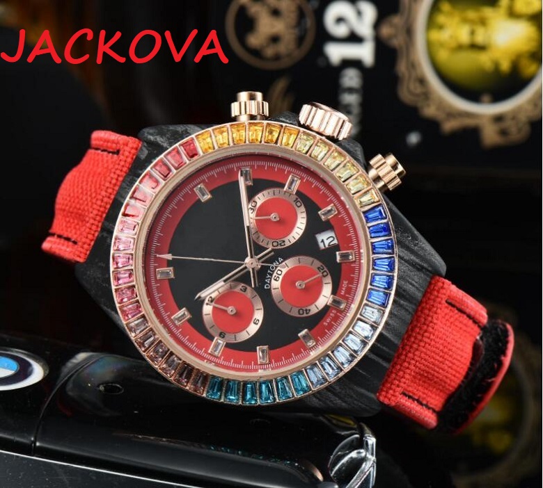 Luxury all dials working stopwatch watch women mens watches fashion Relogio dress full diamond designer wristwatches leather strap quartz movement, As pic
Luxury all dials working stopwatch watch women mens watches fashion Relogio dress full diamond designer wristwatches leather strap quartz movement, As pic