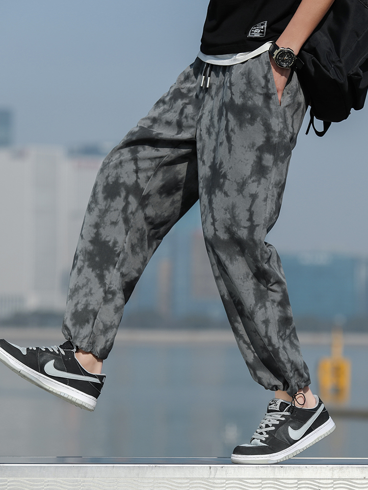 Autumn Casual Camouflage Pants Men Color Matching Fashion Joggers Streetwear Trousers Mens Clothing