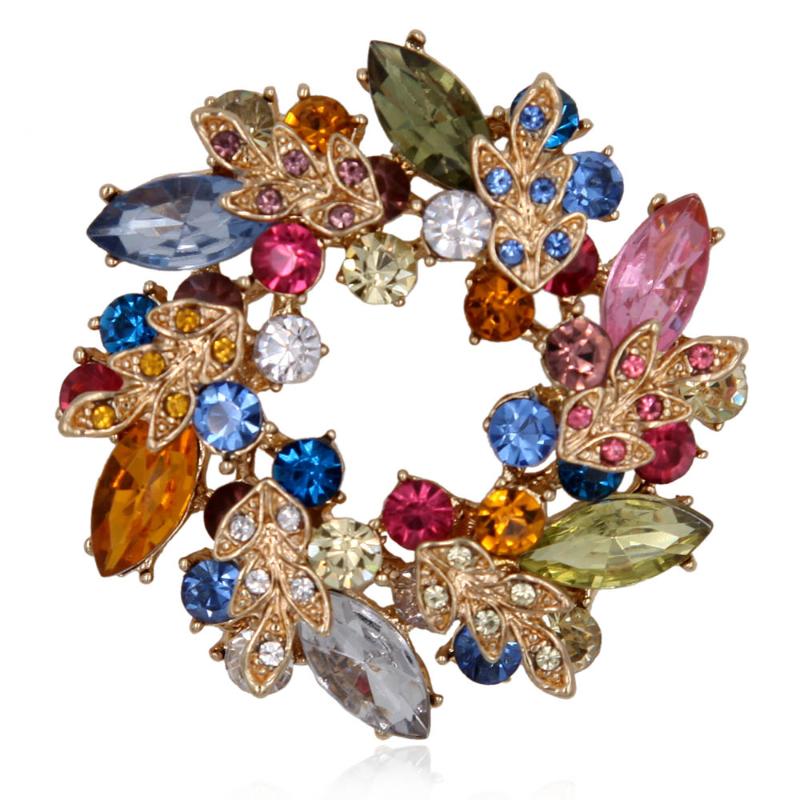 Pins, Brooches Crystal Rhinestone Redbud Flower Brooch Pin Metal Bauhinia Leaves Women Garment Fashion Jewelry Scarf Accessory
Pins, Brooches Crystal Rhinestone Redbud Flower Brooch Pin Metal Bauhinia Leaves Women Garment Fashion Jewelry Scarf Accessory