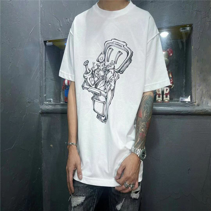 21 men's fashion designer round collar t shirt breathable cotton European and American high-end quality tshirt S-2XL lovers letter short sleeve, White;black
21 men's fashion designer round collar t shirt breathable cotton European and American high-end quality tshirt S-2XL lovers letter short sleeve, White;black