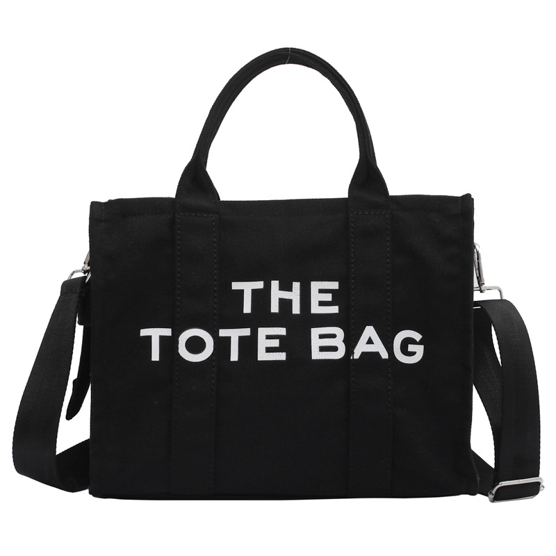 Women Handbag Large Canvas Tote Women Shoulder Bag Cloth Shopper 2021 Letter Printing Crossbody Ins, Black
Women Handbag Large Canvas Tote Women Shoulder Bag Cloth Shopper 2021 Letter Printing Crossbody Ins, Black