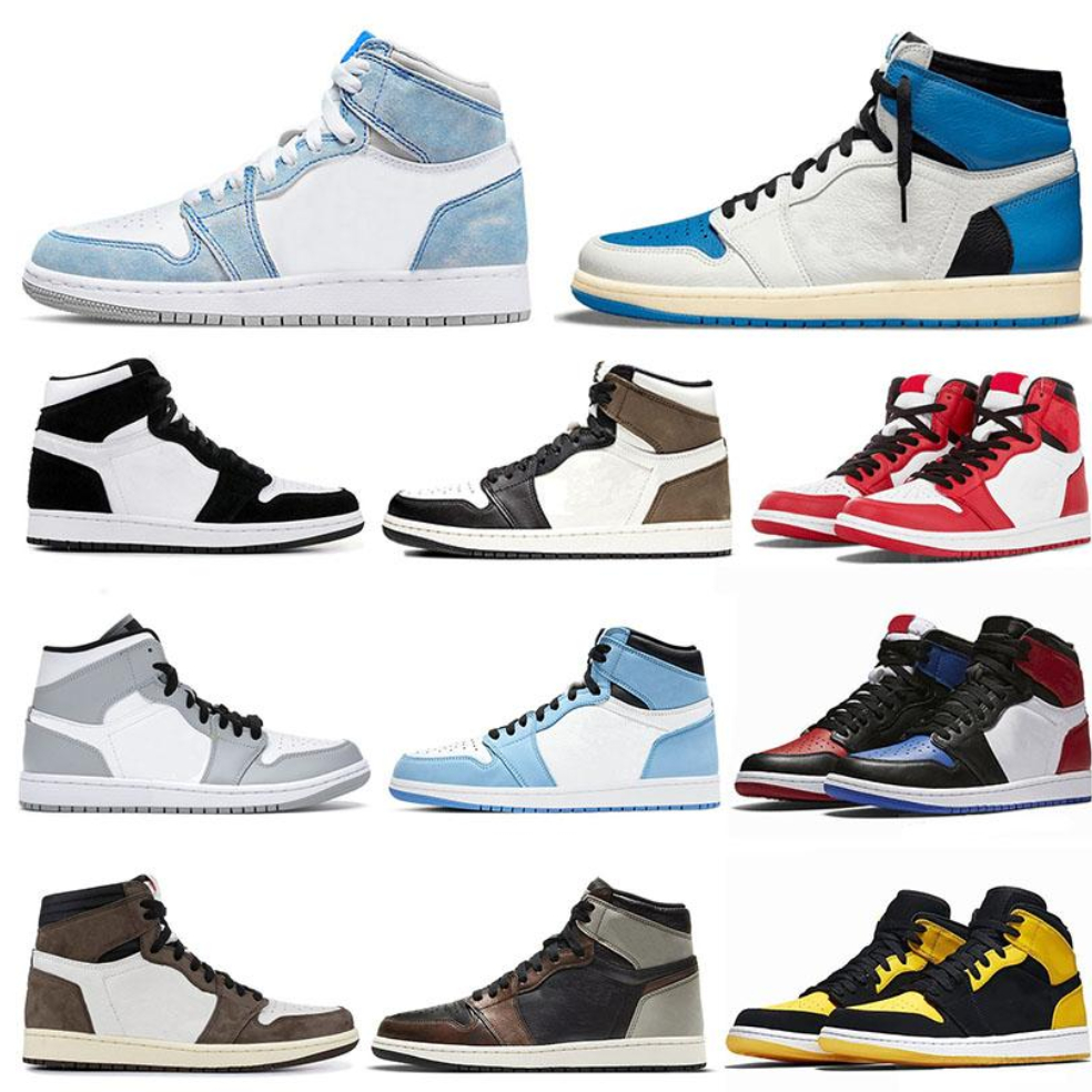 Dress Shoes Jumpman 1 OG 1s Mens Electro Orange Obsidian UNC Hyper Royal University Blue Lucky Green Bred Patent Women Sneakers Trainers Size 36-46, Box
Dress Shoes Jumpman 1 OG 1s Mens Electro Orange Obsidian UNC Hyper Royal University Blue Lucky Green Bred Patent Women Sneakers Trainers Size 36-46, Box
