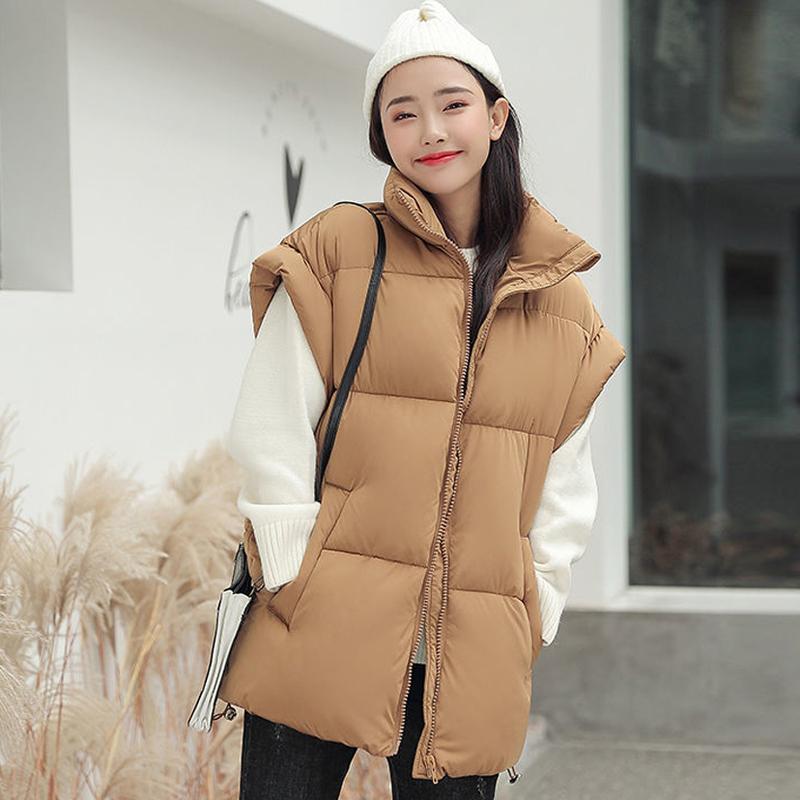 Women's Vests 2021 Autumn Simple Fashion Korean Thick Warm Women Loose Sleeveless Waistcoat Black Solid Jacket Casual Lady Coats, Black;white
Women's Vests 2021 Autumn Simple Fashion Korean Thick Warm Women Loose Sleeveless Waistcoat Black Solid Jacket Casual Lady Coats, Black;white