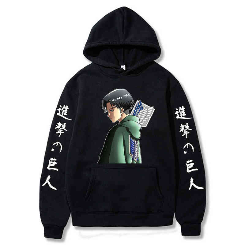 Anime Attack on Titan Printed Hoodie Costume Hoodies Men's Sweatshirts Plus Sized Hoddie for Men Women H1207, Black
Anime Attack on Titan Printed Hoodie Costume Hoodies Men's Sweatshirts Plus Sized Hoddie for Men Women H1207, Black