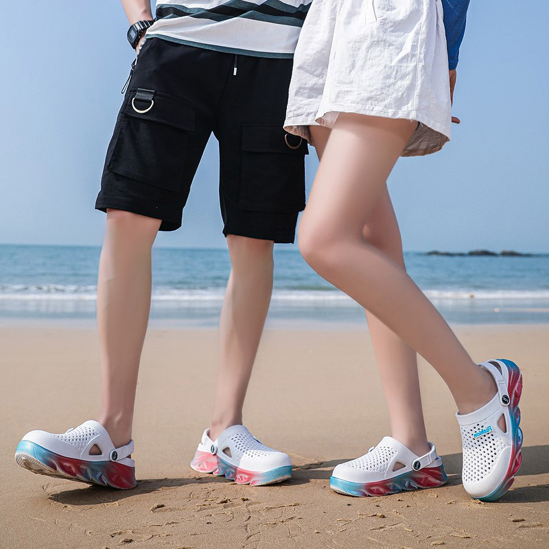 Classic Mens Women Trainer Sports Size Cross-border Summer Slippers Thick-soled Beach Shoes Couple Hole Shoe Outdoors Baotou Sandals Code:25LL-7790, 52659
Classic Mens Women Trainer Sports Size Cross-border Summer Slippers Thick-soled Beach Shoes Couple Hole Shoe Outdoors Baotou Sandals Code:25LL-7790, 52659