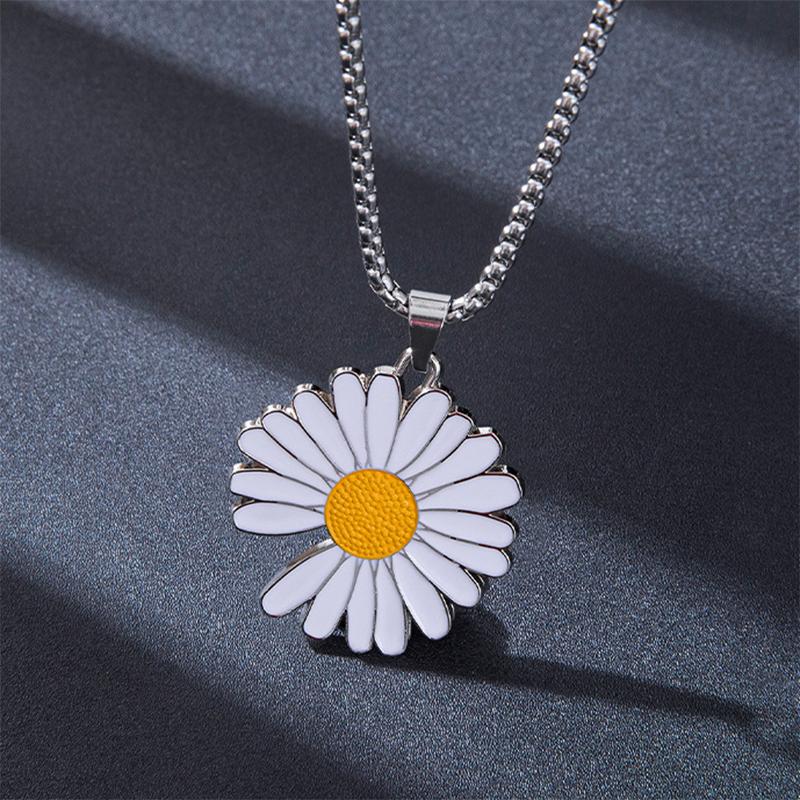 Pendant Necklaces 2021 High Quality Stainless Steel Chrysanthemum Necklace For Women Long Flower Jewelry Male Gift
Pendant Necklaces 2021 High Quality Stainless Steel Chrysanthemum Necklace For Women Long Flower Jewelry Male Gift