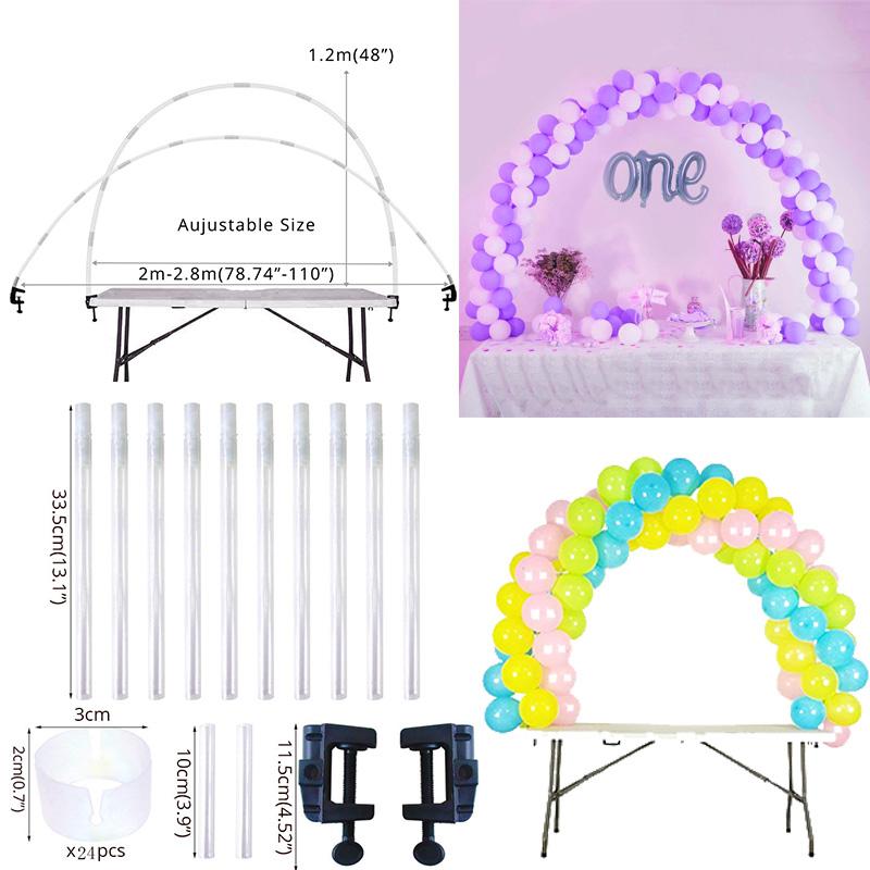 Party Decoration Balloon Arch Balloons Ring Stand For Baby Shower Wedding Round Hoop Holder Birthday Baloon Ballon
