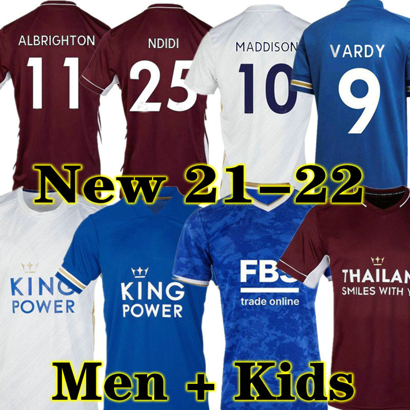 VARDY Leicester soccer jersey 21 22 football shirt CITY 2021 2022 NDIDI MADDISON IHEANACHO TIELEMANS GRAY BARNES MORGAN RICARDO uniforms Men + kids kit, 20 21 home
VARDY Leicester soccer jersey 21 22 football shirt CITY 2021 2022 NDIDI MADDISON IHEANACHO TIELEMANS GRAY BARNES MORGAN RICARDO uniforms Men + kids kit, 20 21 home