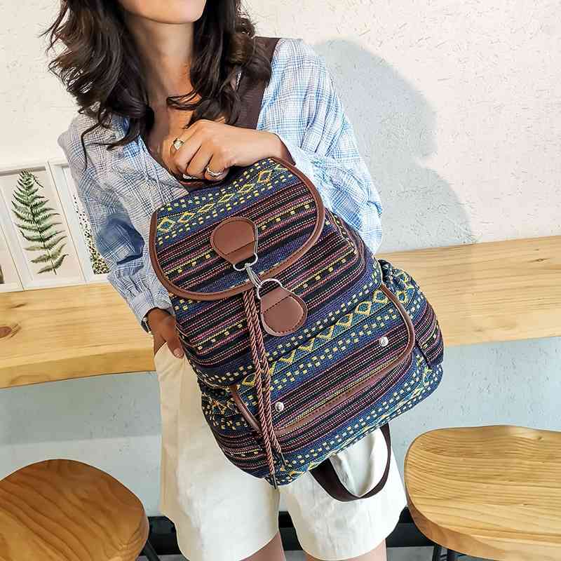 Ethnic women's Canvas Backpack Korean leisure sports fashion backpack student large capacity toilet bag, Yellow
Ethnic women's Canvas Backpack Korean leisure sports fashion backpack student large capacity toilet bag, Yellow