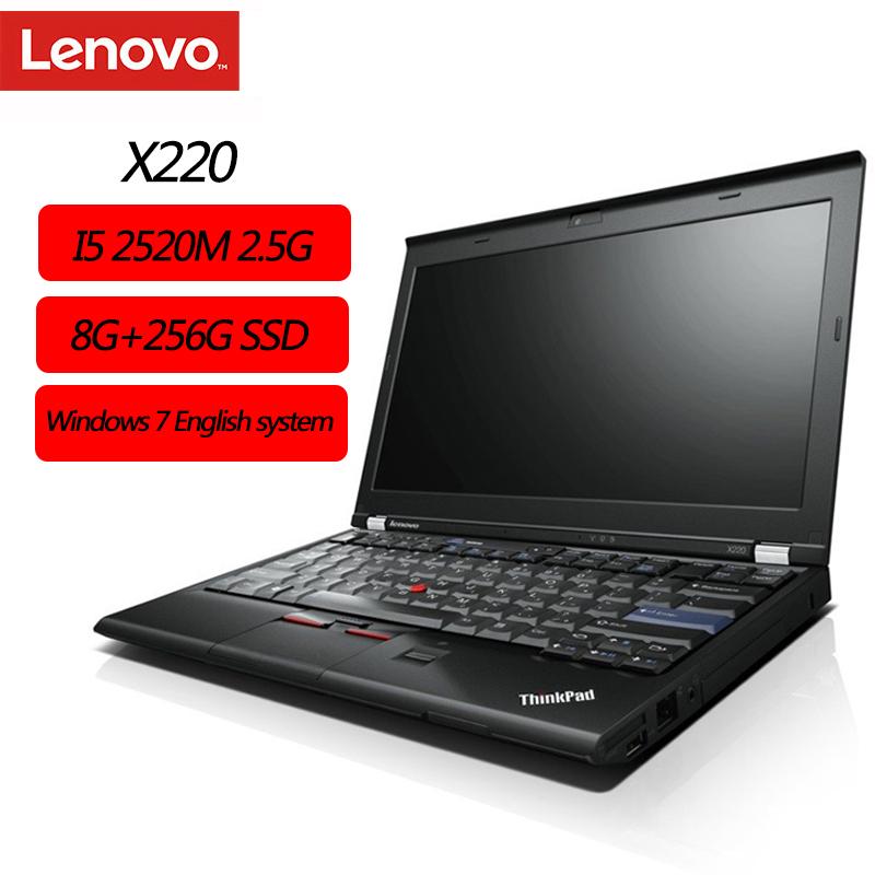 Laptops Refurbish Lenovo ThinkPad X220 Notebook Computers 4GB/8GB Ram Laptop 1280x800 12 Inches Win7 English System Diagnosis Pc Tablet