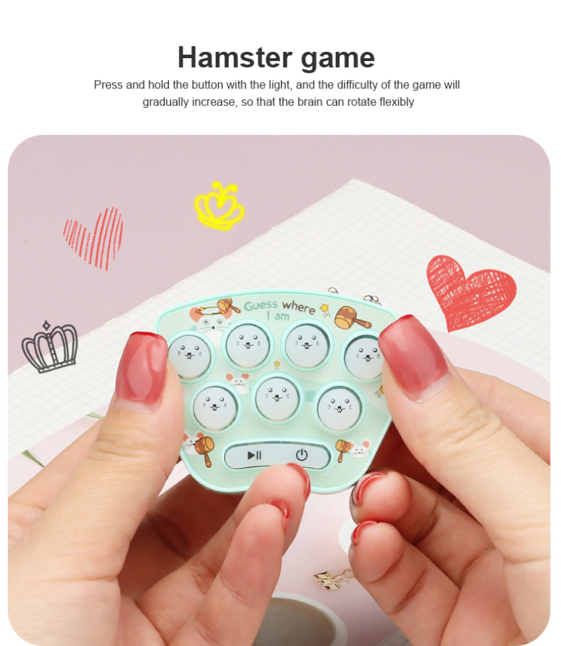 New Children Creative Puzzle Hit Gophers Memory Training Game Mini Funny Portable Educational Novelty Toys Children' Day Gift