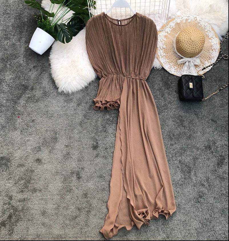 womens shirts summer pleated round neck slim chiffon shirt casual wild sleeveless solid color fashion personality wa479, White
womens shirts summer pleated round neck slim chiffon shirt casual wild sleeveless solid color fashion personality wa479, White