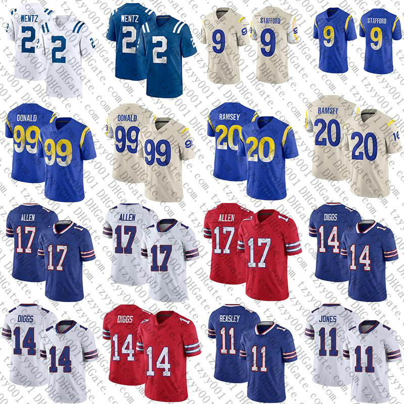 2 Carson Wentz 9 Matthew Stafford 2021 Football Jersey 99 Aaron Donald 20 Jalen Ramsey 17 Josh Allen 14 Stefon Diggs 11 Cole Beasley Jerseys, Picture
2 Carson Wentz 9 Matthew Stafford 2021 Football Jersey 99 Aaron Donald 20 Jalen Ramsey 17 Josh Allen 14 Stefon Diggs 11 Cole Beasley Jerseys, Picture