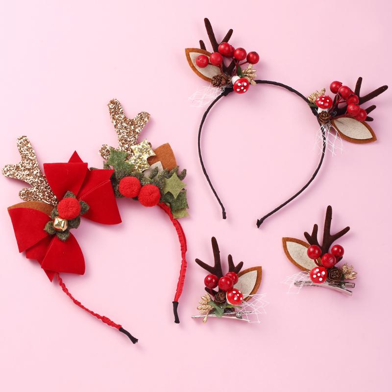 Hair Accessories 12pc/lot Christmas Headband Reindeer Antlers Girls Headbands Kids Party Cosplay HairBands, Red
Hair Accessories 12pc/lot Christmas Headband Reindeer Antlers Girls Headbands Kids Party Cosplay HairBands, Red