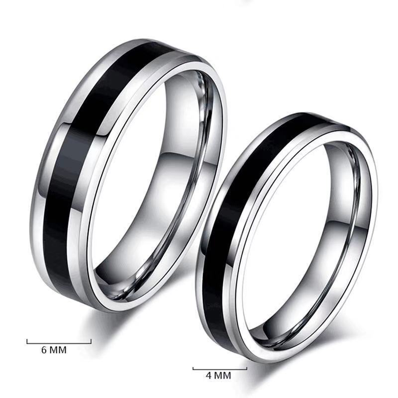 Stainless Steel Ring for Men Women 4/6mm Black Groove Couple Rings Wedding Bands Trendy Fraternal Rings Casual Male Jewelry
Stainless Steel Ring for Men Women 4/6mm Black Groove Couple Rings Wedding Bands Trendy Fraternal Rings Casual Male Jewelry