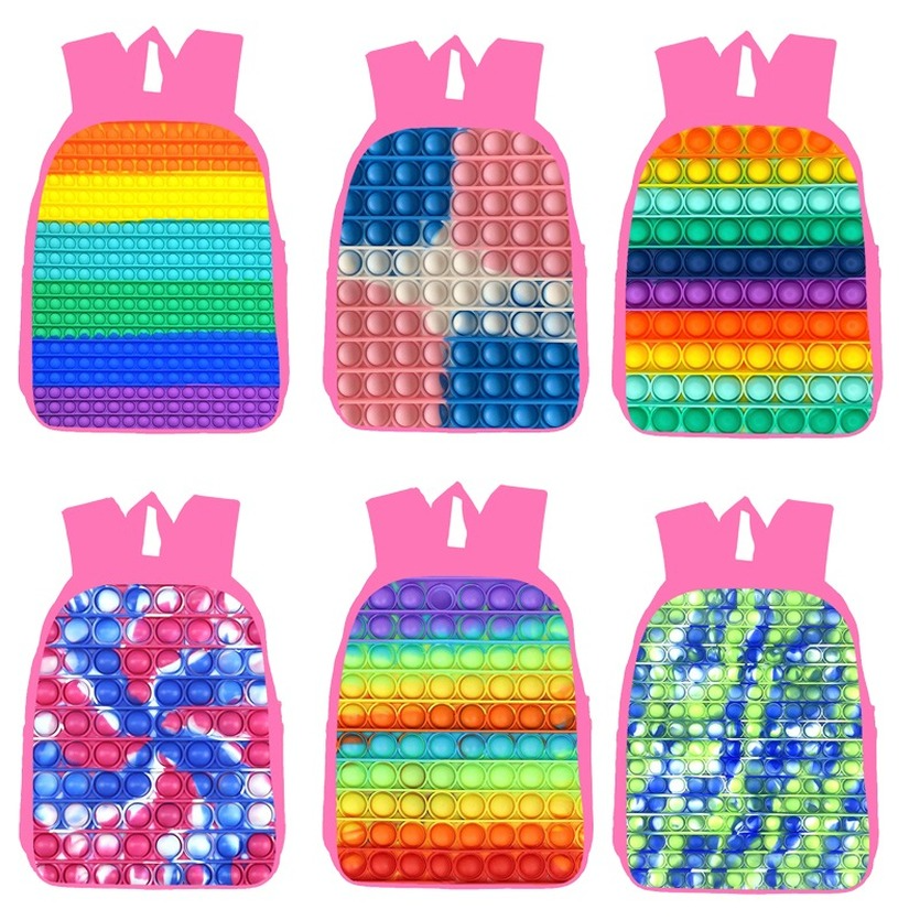 3D Pink Cartoon push It Bags Anime Family Games Backpack Schoolbags Rainbow Pop Fidget Back Pack Back To School
3D Pink Cartoon push It Bags Anime Family Games Backpack Schoolbags Rainbow Pop Fidget Back Pack Back To School