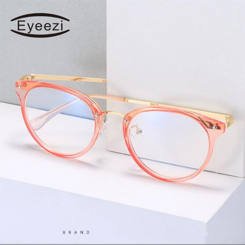 Sunglasses Eyeezi Anti Blue Light Glasses Optical Transparent Myopia Eyeglasses Frames Metal Spectacles Clear Lenses Women
Sunglasses Eyeezi Anti Blue Light Glasses Optical Transparent Myopia Eyeglasses Frames Metal Spectacles Clear Lenses Women