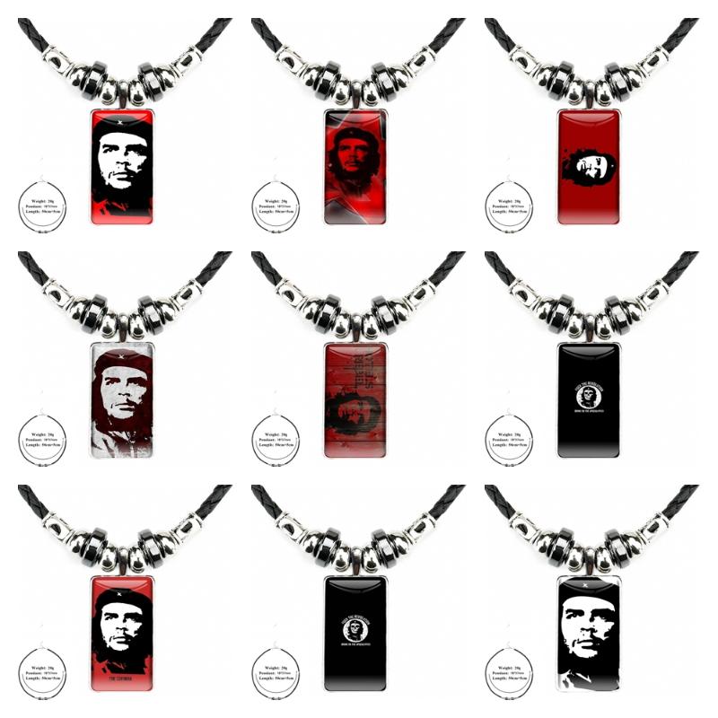 Pendant Necklaces Necklace Fashion Long Chain With Rectangle Black Hematite Jewelry Revolutionist Che Guevara For Men Women Gift, Silver
Pendant Necklaces Necklace Fashion Long Chain With Rectangle Black Hematite Jewelry Revolutionist Che Guevara For Men Women Gift, Silver